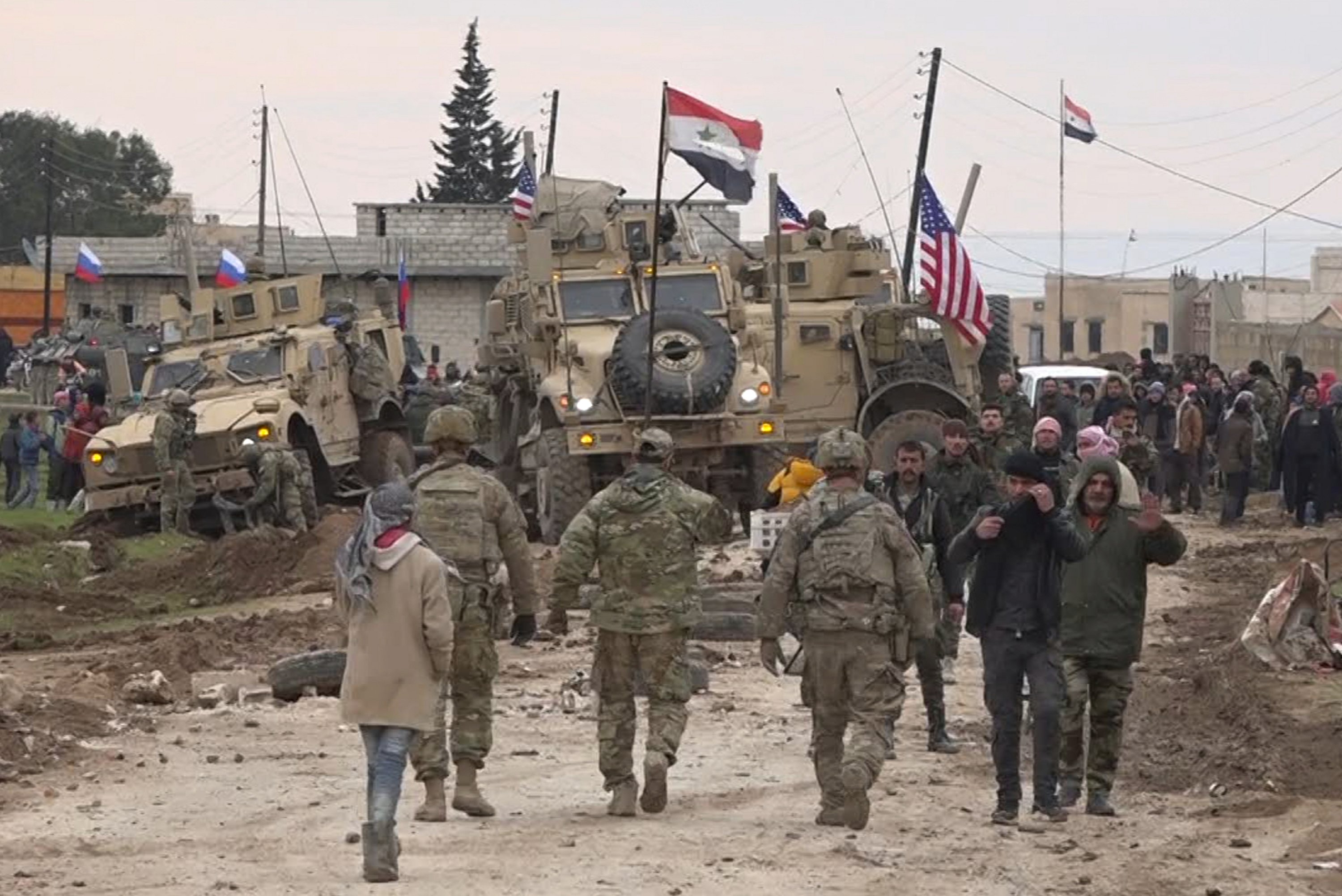 Про военные конфликты. Американские военные в Сирии 2022г.