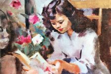 Vẻ đẹp phụ nữ Việt xưa qua tranh của các danh họa