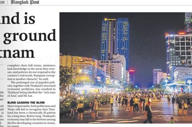 Việt Nam trong so sánh với Thái Lan khẳng định con đường phát triển bền vững của dân tộc