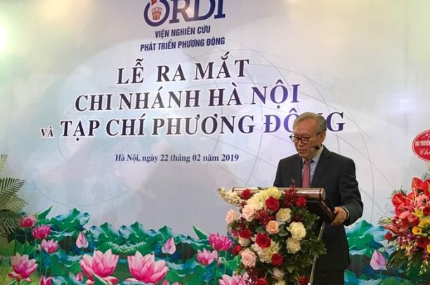 Lễ ra mắt Chi nhánh Hà Nội – Viện Nghiên cứu Phát triển Phương Đông và Tạp chí Phương Đông ngày 22/2/2019